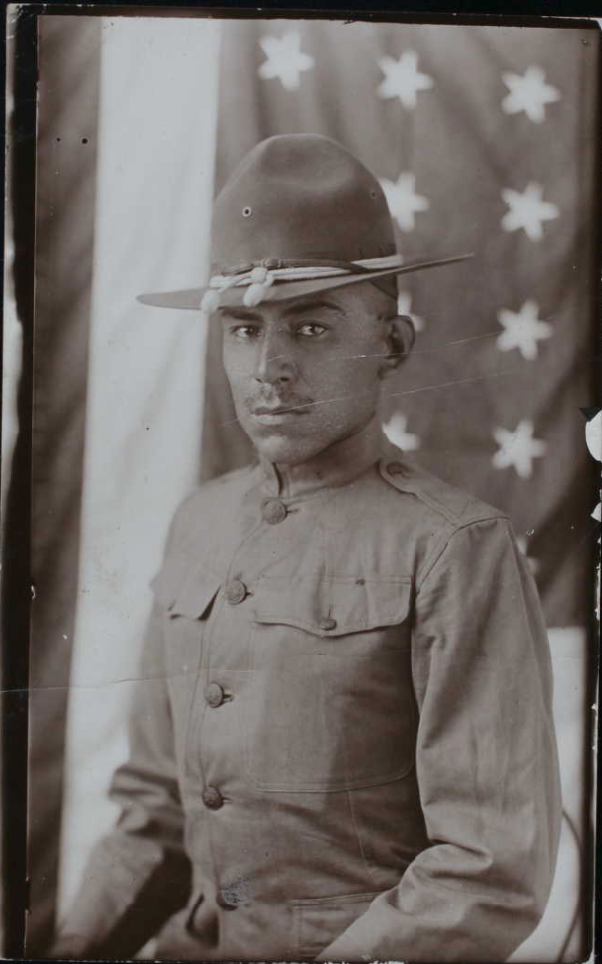 Mexican American World War I soldier Luis J. Martinez